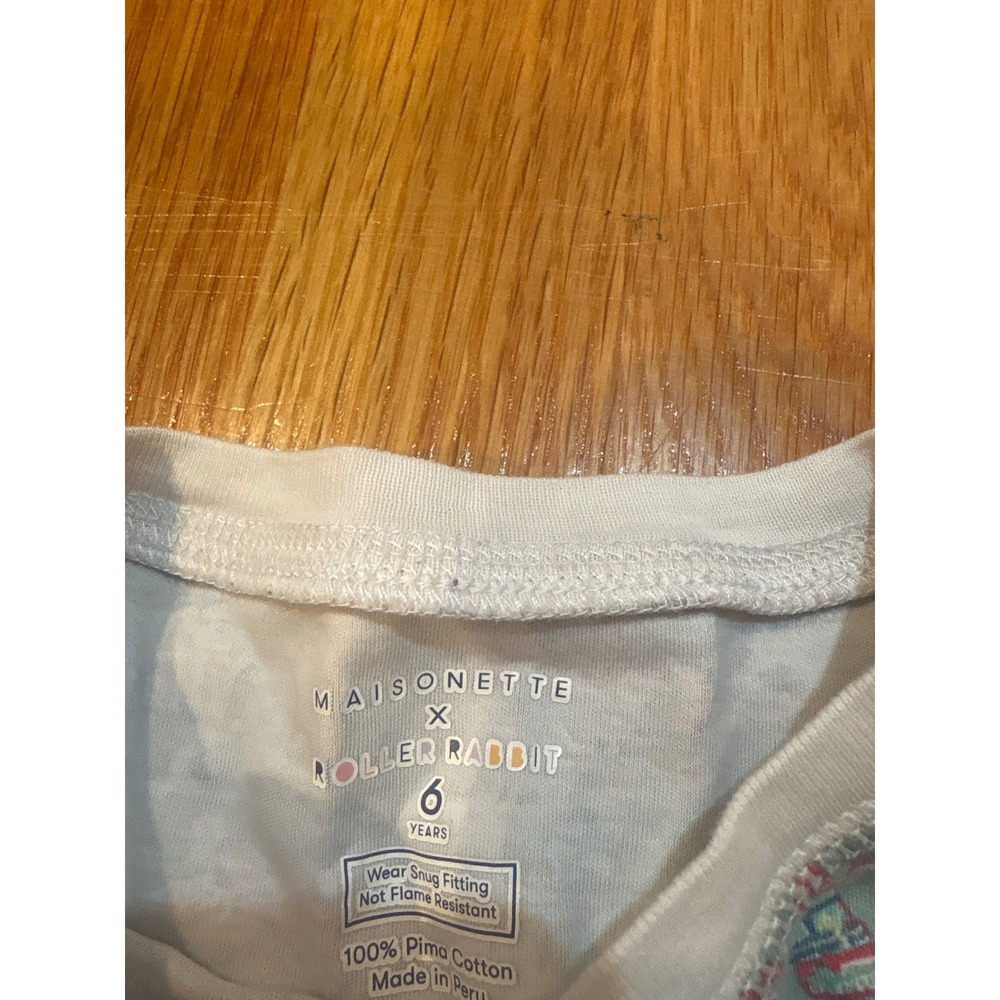 Roller Rabbit x Maisonette Christmas Pajamas Size‎ 6 - Picture 2 of 3